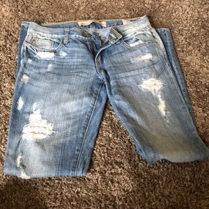 Destroyed Abercrombie Jeans